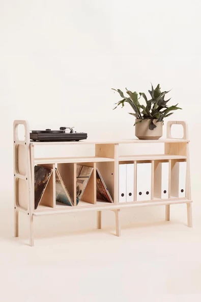 Woodesk  Welle, Ahşap, Konsol Ve Raf Sistemi, 140x90