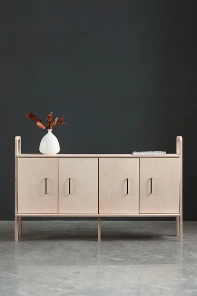 Woodesk  Astre, Ahşap, Dolap Ve Konsol, 140x90, Natural Renk, Cpt4709-140