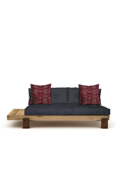 Woodesk  Arin Masif Natural-lacivert Renk Sedir Cpt8374-200 - Resim 4