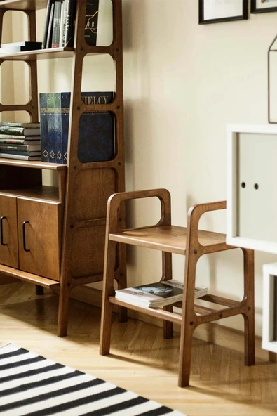 Woodesk  Arce, Ahşap Kitaplık, 50x65, Komodin Ve Raf Ünitesi, Cpt4739-50