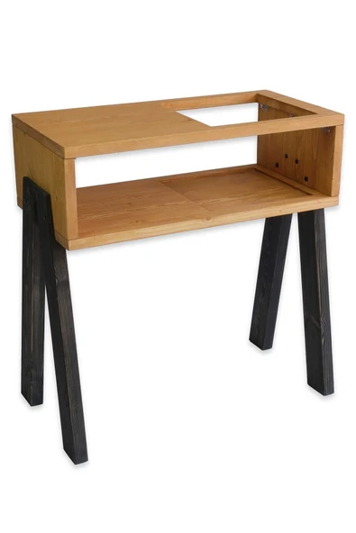 Woodesk  Rapina Masif Ağaç Pikap Ve Plak Standı - Resim 5