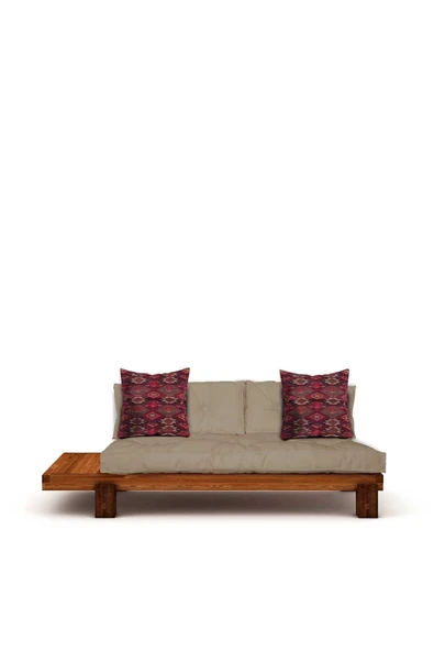 Woodesk  Arin Masif Tik-camel Renk Sedir Cpt8311-200 - Resim 4