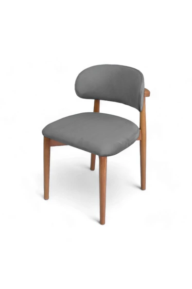 Woodesk  Avalon Masif Ahşap Natural Renk Ayaklı Sandalye