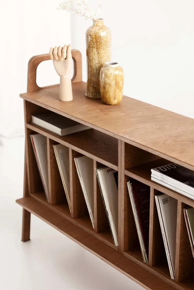 Woodesk  Scala, Ahşap, Konsol Ve Raf Sistemi, 190x90, Tik Renk, Cpt4685-190 - 3