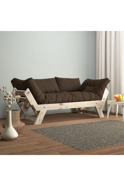 Woodesk  Adalar Modern Natural- Kahverengi Renk Ahşap Kanepe