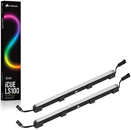 Corsair iCUE LS100 Akıllı Aydınlatma RGB Şerit Genişleme Kiti, 2 x 25cm RGB Led Şerit (CD-9010001-WW/SS) - 4