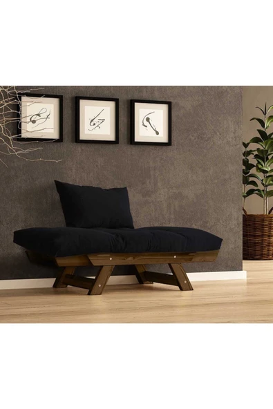 Woodesk  Adalar Masif Ceviz-siyah Renk Berjer - 3