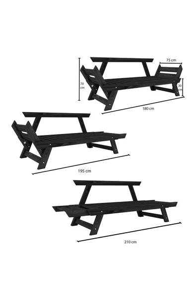 Woodesk  Adalar Masif Natural-sarı Renk 2li Kanepe Cpt8169-210 - 4