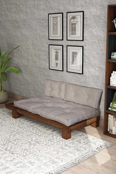 Woodesk  Arin Masif Ceviz-bej Renk Sedir Cpt8380-200 - Resim 3