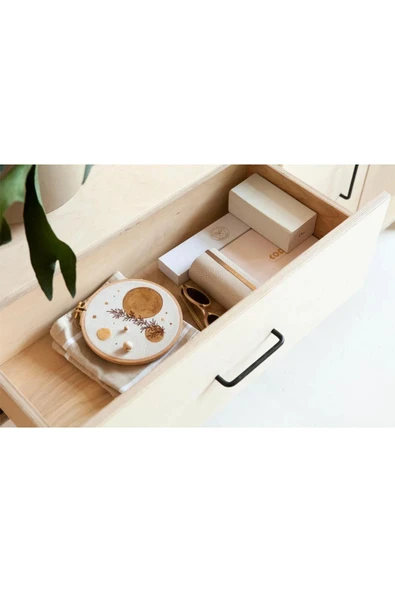 Woodesk  Sereno, Ahşap, Dolap Ve Konsol, 140x90, Natural Renk, Cpt4712-140 - 4