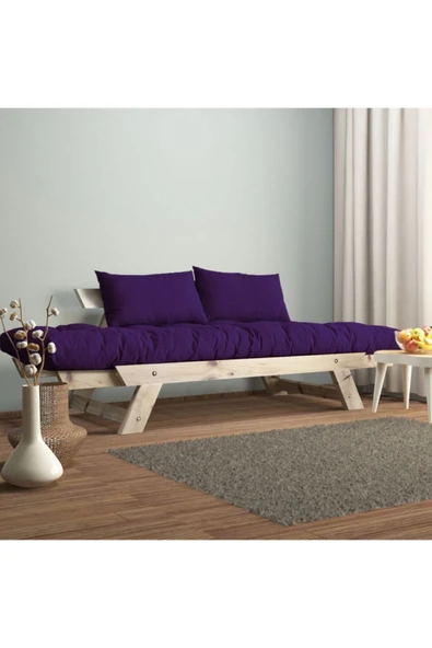 Woodesk  Adalar Natural-mor Renk Ahşap Kanepe - 3
