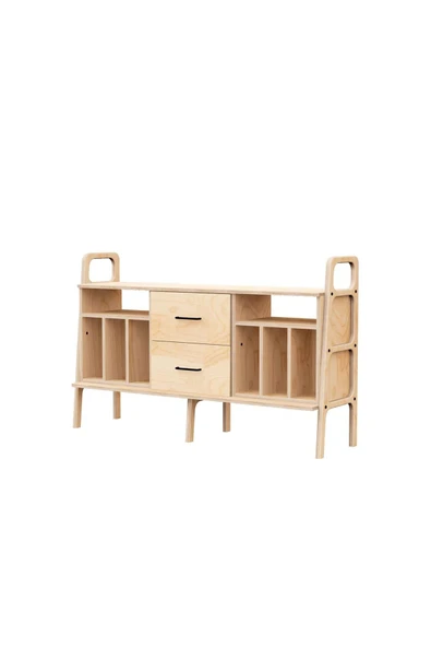 Woodesk  Sereno, Ahşap, Dolap Ve Konsol, 140x90, Natural Renk, Cpt4712-140 - 2