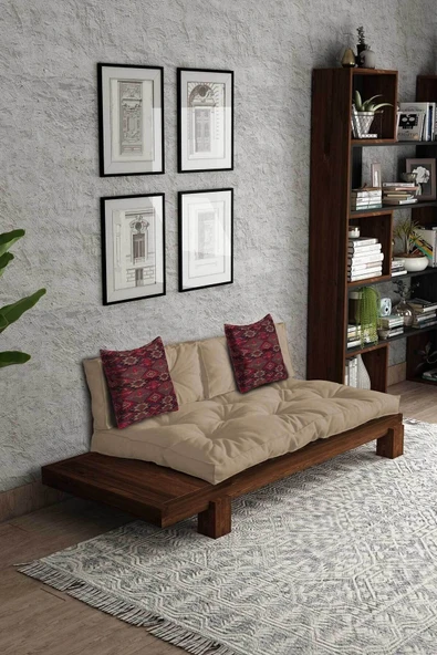 Woodesk  Arin Masif Ceviz-camel Renk Sedir Cpt8321-200 - Resim 2