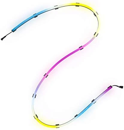 Corsair iCUE LS100 Akıllı Aydınlatma RGB Şerit Genişleme Kiti, 2 x 25cm RGB Led Şerit (CD-9010001-WW/SS) - 6