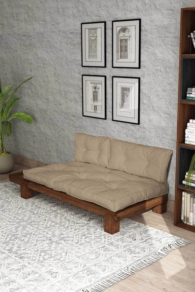 Woodesk  Arin Masif Ceviz-camel Renk Sedir Cpt8321-200 - Resim 3