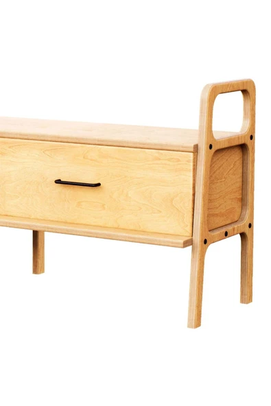 Woodesk  Madera, Ahşap, Dolap Ve Konsol, 170x65, Natural Renk, Cpt4714-170 - 4