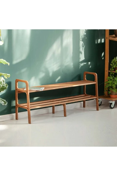 Woodesk  Ponte, Ahşap, Ayakkabılık Ve Raf Sistemi, 150x65, Tik Renk, Cpt4722-150