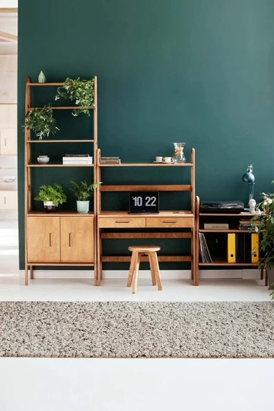 Woodesk  Brisa Ahşap Çalışma Masası, 140x120, Tik Renk, Cpt4641-120 - 3