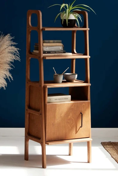 Woodesk  Lago, Ahşap Kitaplık Ve Raf Ünitesi, 140x50