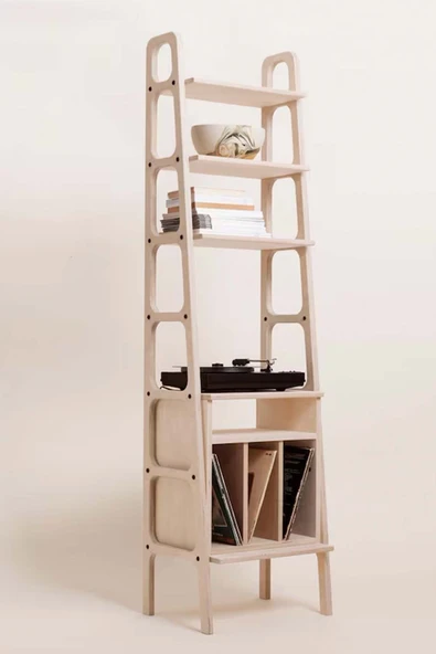 Woodesk  Pierre, Ahşap Kitaplık Ve Raf Ünitesi, 190x50