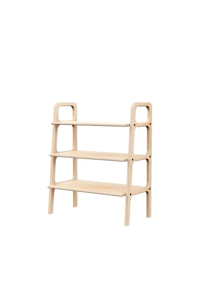 Woodesk  Albero, Ahşap Kitaplık, 90x90, Natural Renk, Cpt4654-90 - Resim 3