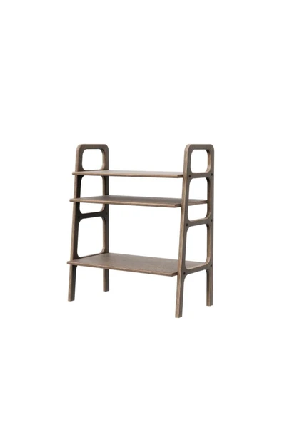 Woodesk  Brooklyn, Ahşap Kitaplık, 90x75, Tik Renk, Cpt4663-75 - 4