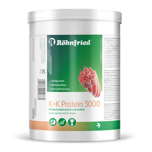 Röhnfried K+K Protein 3000 Hayvansal Protein Katkısı 500 gr