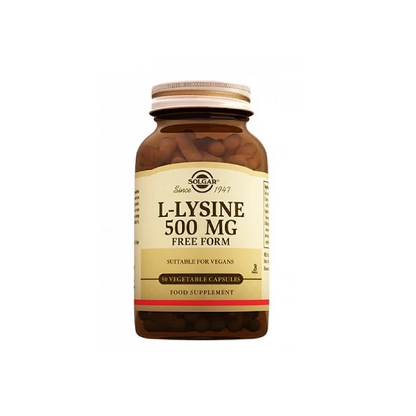 Solgar L-Lysine 500mg Tablet 50li ürün görseli