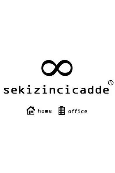 servetavcı Çalışma Masası Yükseklik Ayarlı Dikiş Makinesi Sehpası - Atlantik Çam  (Frenli Tekerli) 80x40 Oval Kenar - 3