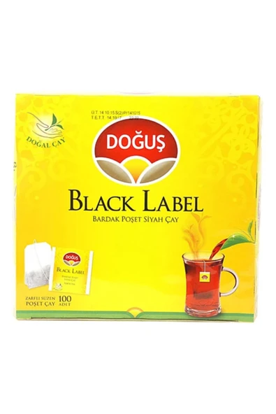 Doğuş Black Label Bardak Poşet Çay 100'lü