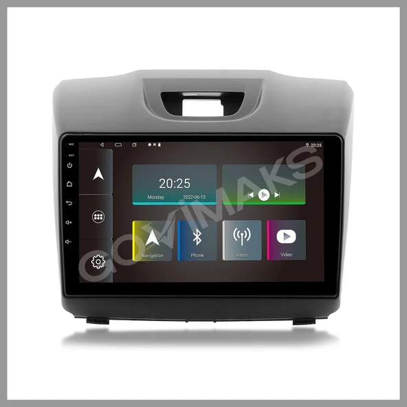 ISUZU D-MAX 2012-2014 UYUMLU 4 GB RAM 64 GB HAFIZA ANDROID MULTIMEDIA TEYP - Resim 9