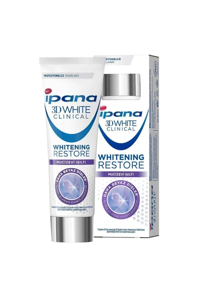 İpana 3d White Clinical Mucizevi Işıltı 65 Ml Beyazlık Diş Macunu - 2