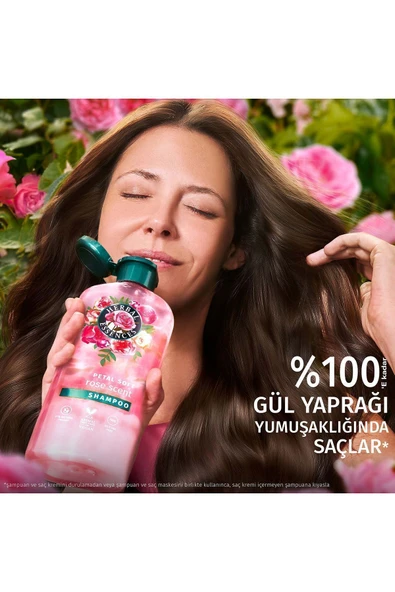 Herbal Essences Kadifemsi Yumuşaklık Gül Kokulu Şampuan 350ml - 4