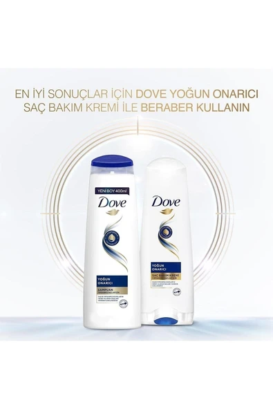 Dove Şampuan Yıpranmış Saçlar Için Yoğun Onarıcı 400 Ml - 7