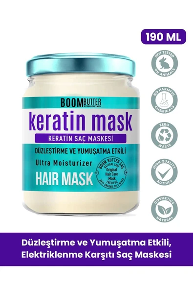 BOOM BUTTER PROCSIN Biotin & Caffeine + Boom Butter Keratin Maskesi 190 ml - 3