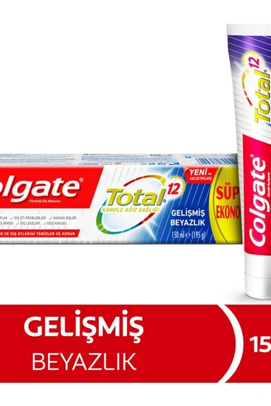 Colgate Marka: Diş Macunu Total Gelişmiş Beyazlık 150 Ml Kategori: Diş Macunu - 2