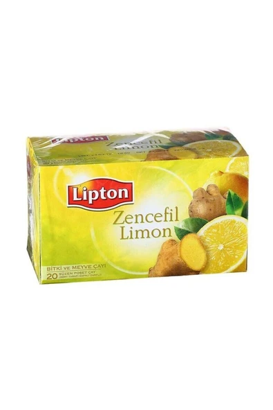 Lipton Zencefil ve Limon Bardak Poşet Bitki Çayı 20'li - Resim 2
