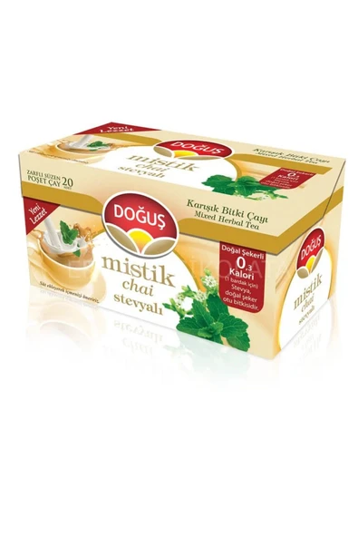 Doğuş Çay Doğuş Mistik Chai Stevyalı- Karışık Bitki Çayı 20'li