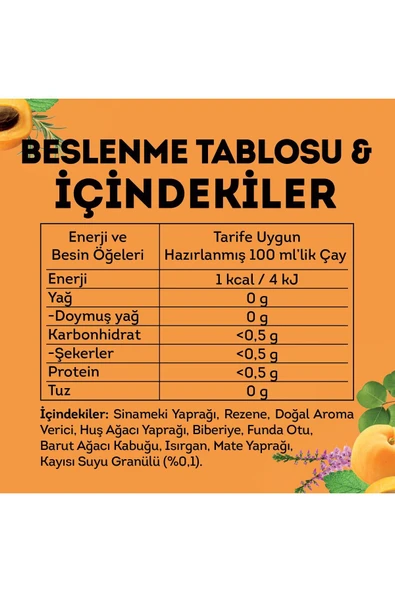 Lipton Slim Plus Kayısılı Bardak Poşet Bitki Çayı 20'li 36 gr - 3