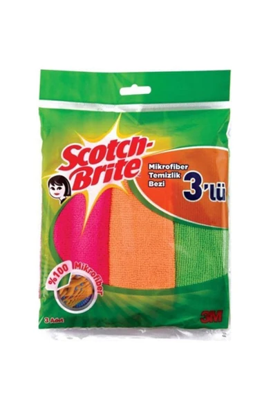 Scotch Brite Mikrofiber 3'lü