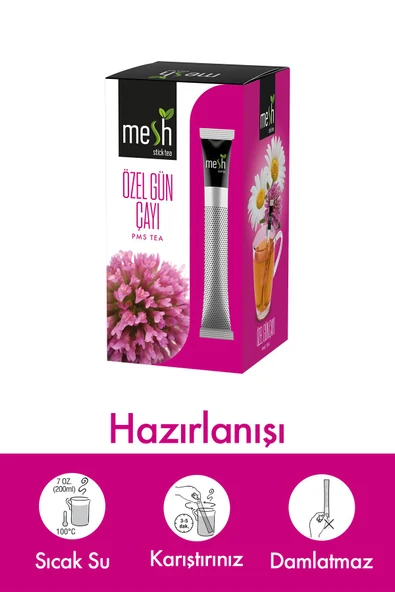 Mesh Stick Regl Dönemine Özel Çay Özel Gün Pms Bitki Çayı 16'lı - 5