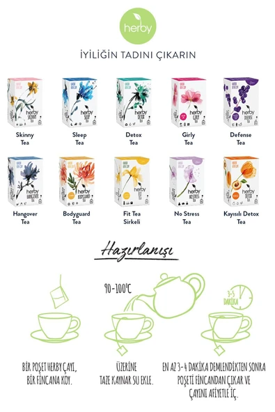Herby Bitki Çayı 4'lü Rahatlama Paketi (SLEEP TEA, NO STRESS TEA) - Resim 5
