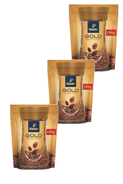 Tchibo Gold Selection Çözünebilir Kahve Ekonomik Paket 150 gr 3'lü