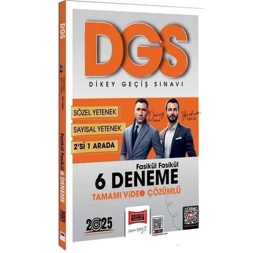 YARGI 2025 DGS SAYISAL SÖZEL 6 FASİKÜL DENEME VİDEO ÇÖZÜMLÜ