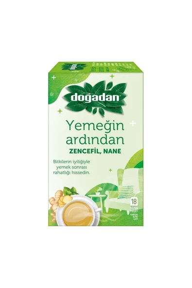 Doğadan Yemeğin Ardından Zencefil Nane 18li