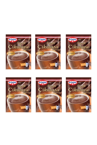 Dr. Oetker Sıcak Çikolata Tadında (25 Gr X 6 Adet)