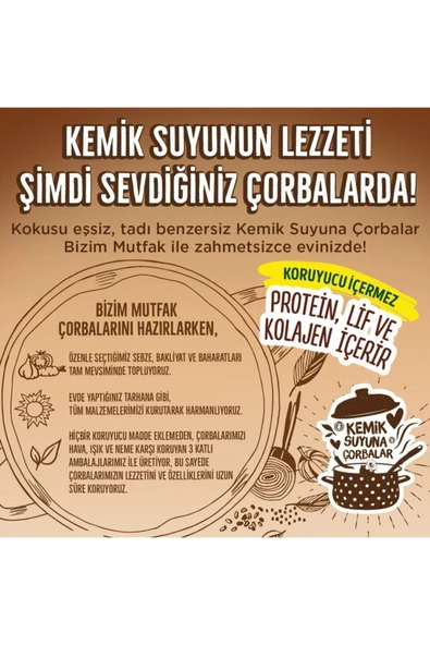 Bizim Mutfak Kemik Suyuna Düğün Çorbası 73 gr 12'li Paket - 3