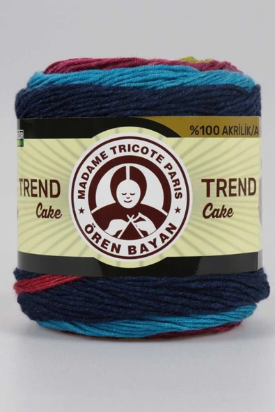 Ören Bayan Trend Cake 200 Gr 3 Kat El Örgü İpi (Renk No:634) - 2