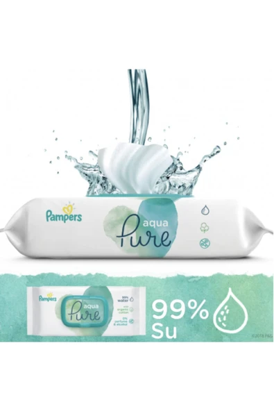 Prima Pampers Aqua Pure Islak Havlu 48 Yaprak - 3