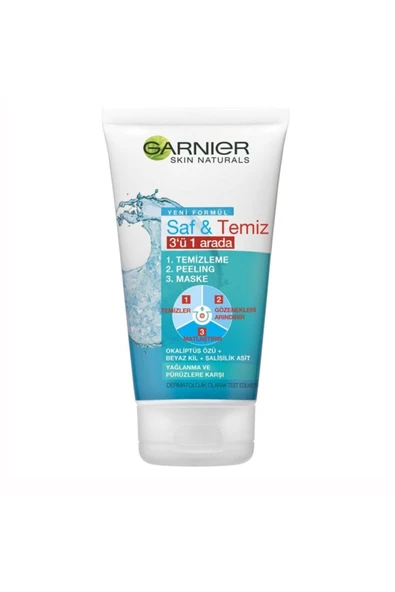 Garnier Saf Ve Temiz 3ü 1 Arada 100 ml